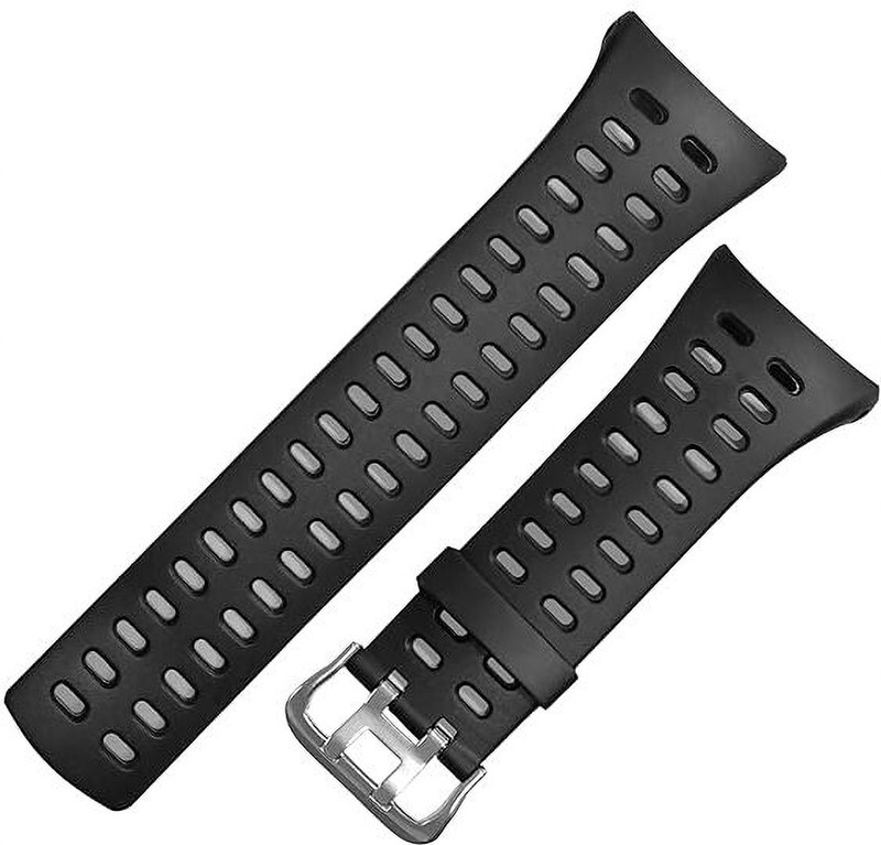LUBA HIMT RSDS2 Rubber Watch Strap Compatible, Replacement Strap for ''SKEMI 1251'' Model 24 mm Rubber Watch Strap(Black)