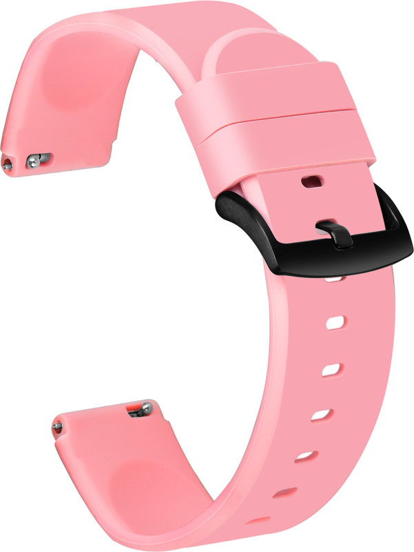 NOVA Smart Watch Band 22mm Genuine Silicon Watch Strap 22 mm Silicone Watch Strap(Pink)