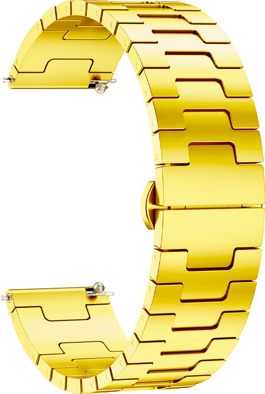 ACM Watch St 3575475 mm Stainless Steel Watch Strap(Gold)