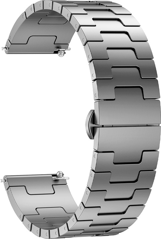 ACM Watch Strap 3389476 mm Stainless Steel Watch Strap(Grey)