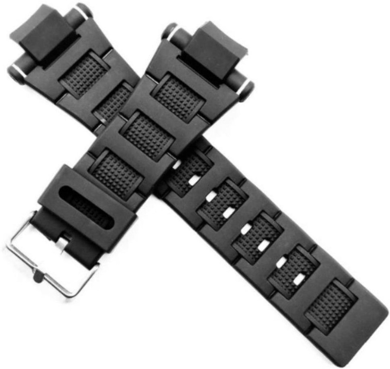 Rayyn [CASO14] COMPATIBLE WITH ''CASIO G-SHOCK GST-8600" (MODELS ONLY) 30 mm Resin Watch Strap(Black)