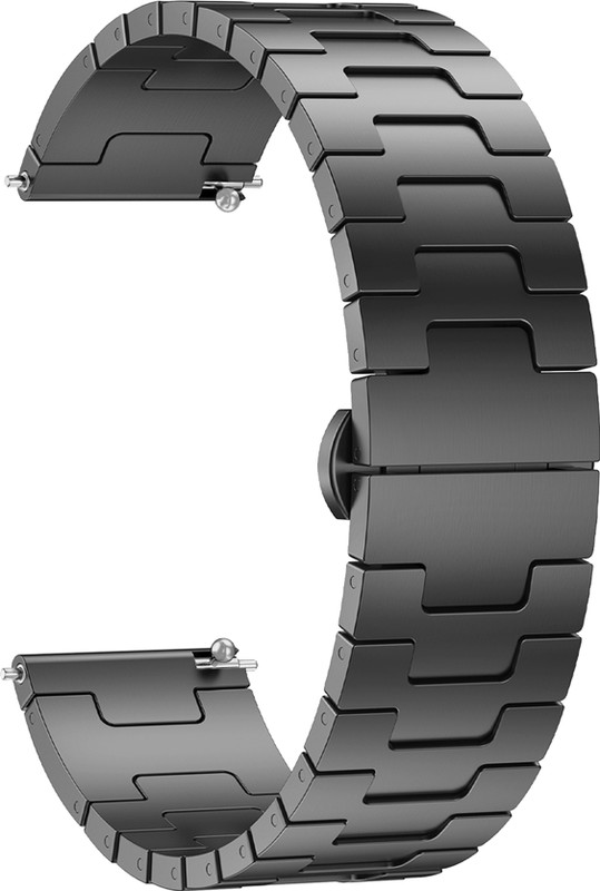 ACM Watch Strap Me 3548473 mm Stainless Steel Watch Strap(Black)
