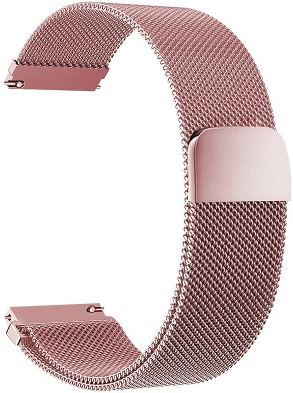 Colorcase BBLT-268-50 22 mm Metal Watch Strap(Rose Pink)
