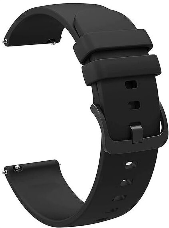 TooHype 22mm Soft (compatible Watch List In Photo & Description) 22 mm Silicone Watch Strap(White)
