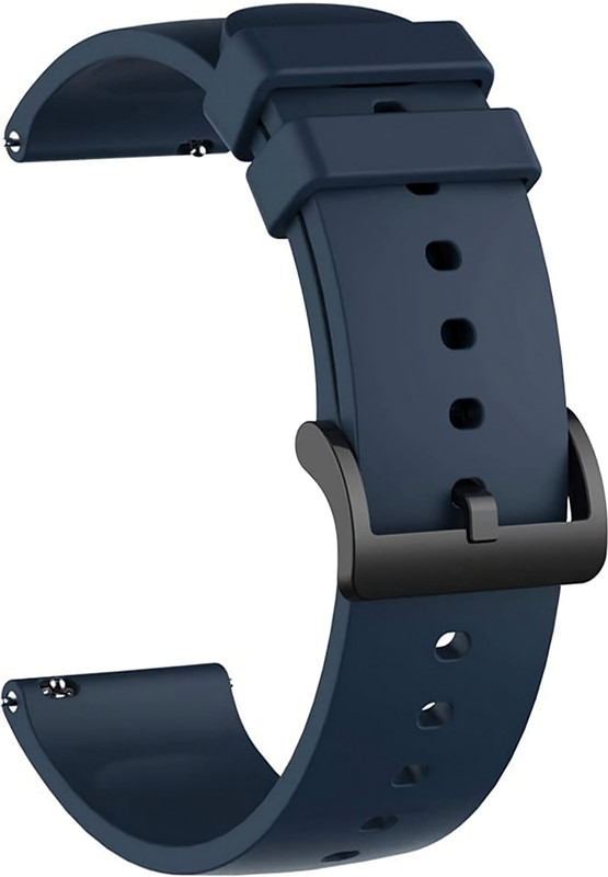 Sacriti Super Soft 20 mm Silicone Watch Strap(Blue)