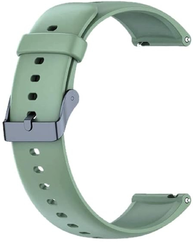 TRENDINGVIEW 20mm silicone with buckle smart watch strap for Men & Women Smart Watch Strap(Mullti Color)