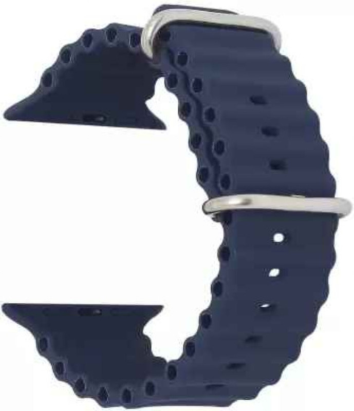 CHG Alpine Loop Band for Watch Strap 49mm 45mm 44mm 42mm, With iWatch Band [Black] 44 mm Silicone Watch Strap(Orange)