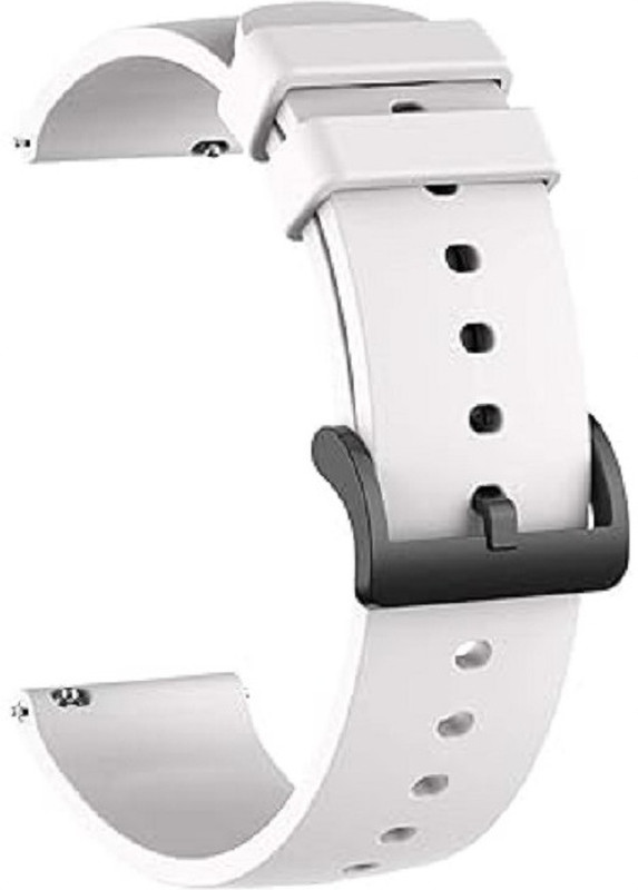 SEHUB GREY 19mm Silicone Watch Strap Soft Band for Analog & Smart Watches 19 mm Silicone Watch Strap(Grey)