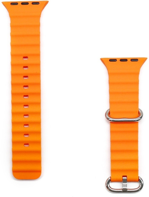 G2L Exclusive Ultra 2.54 mm Silicone Watch Strap(Orange)