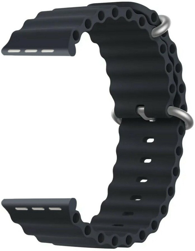 G2L Newest Trending Exclusive Ultra 2.54 mm Silicone Watch Strap(Black)