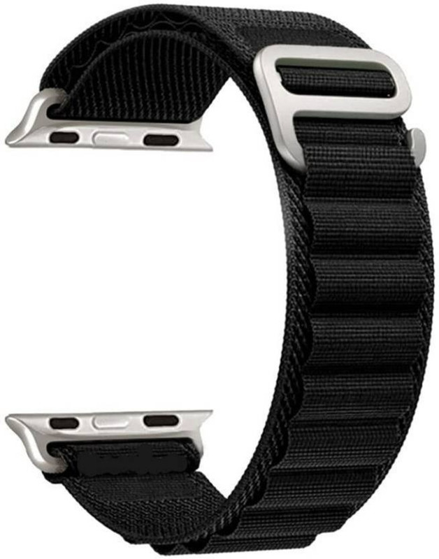 Global Creations Android Smart Watch Men 4G Network BT Call GPS X8 Ultra S8 Smart strap 49 mm Silicone Watch Strap(Black)