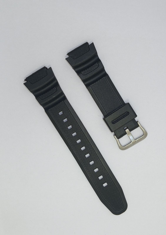Bharasoft Compatible With ''CASIO'' SGW-400H-1BVH, SGW-300H-1AVH & Other Model Watches 18 mm Resin Watch Strap(Black)