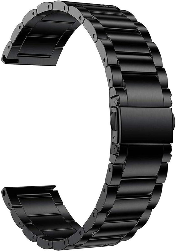 Sacriti 20mm SmartWatch Strap Compatible with Amazfit GTS 2 Mini, Amazfit Bip/Bip 20 mm Silicone Watch Strap(MATT Black)