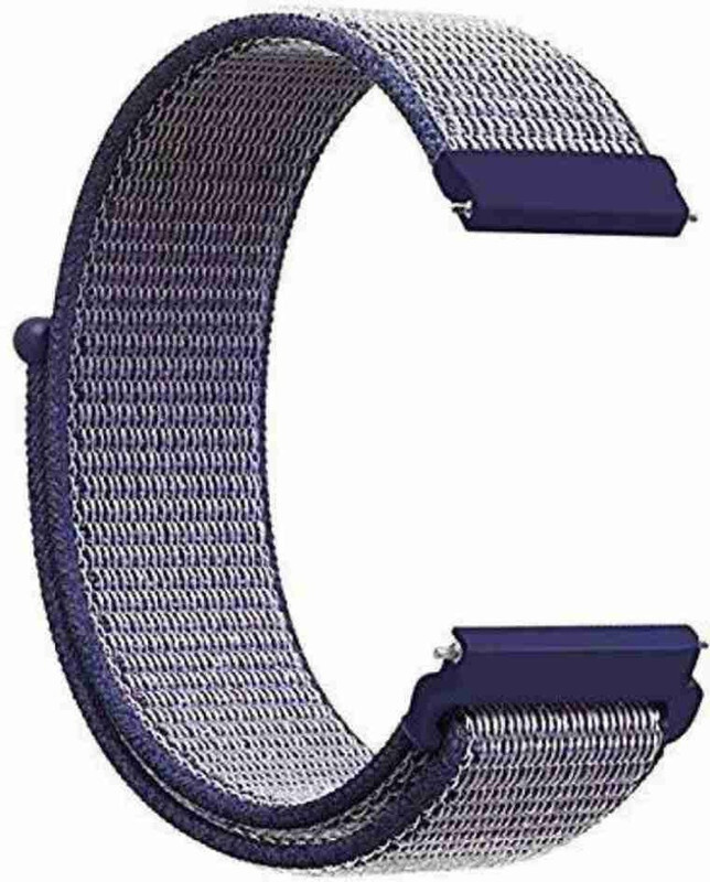 Creations Retail 20mm Nylon Watch Strap Bands Compatible for Amazfit Bip, Amazfit GTS_10 20 mm Fabric Watch Strap(Purple)