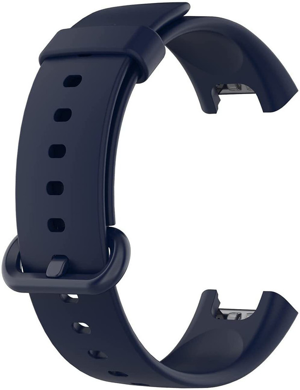 ADAMO Soft Silicone Strap Compatible only for Redmi Watch 2 Lite/Redmi GPS Watch 22 mm Silicone Watch Strap(Blue)