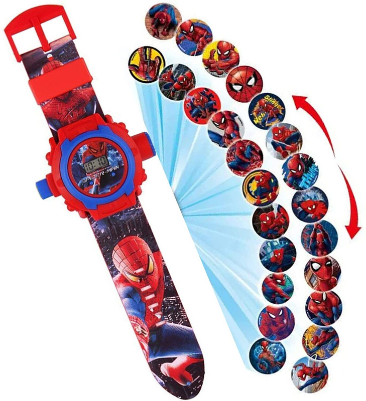 selloria Unique 24 Images Projector Toy for Kids - Good Return Gift Digital Watch - For Boys