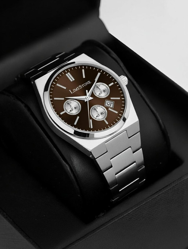 LIMESTONE Date Display Classic PRX Chronograph Quartz Date Display Classic PRX Chronograph Quartz Analog Watch - For Men - Photo 6