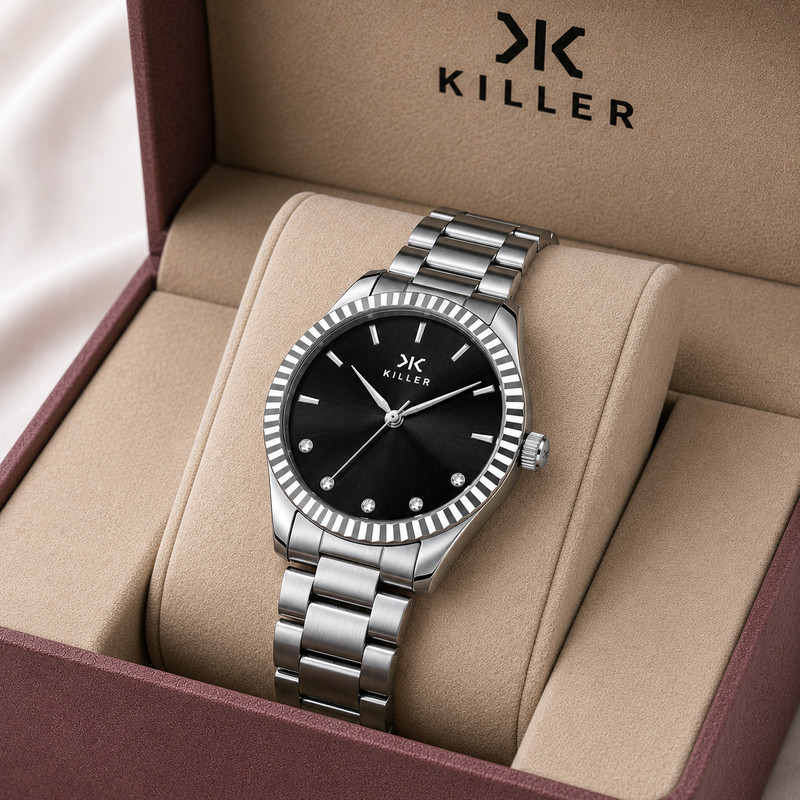 KILLER Women’s Elegant Fluted Bezel Analog Watch Analog Watch - For Women