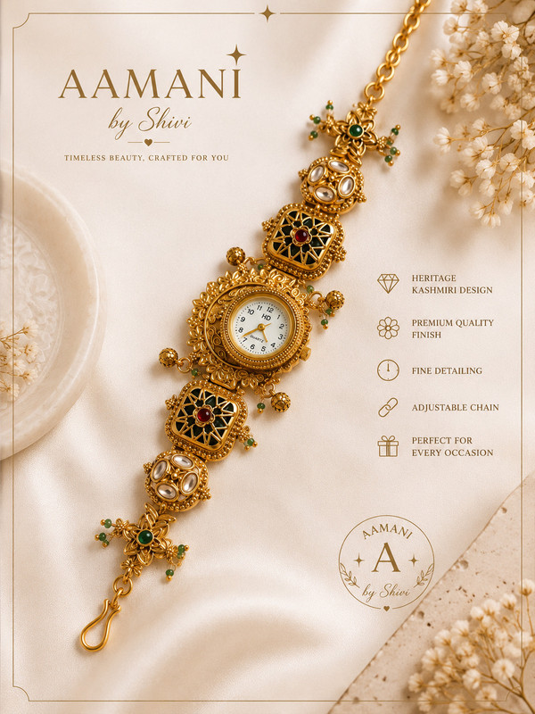 Aamani Producation Kashmir Queen Traditional Watch Traditional Collection Analog Watch - For Girls