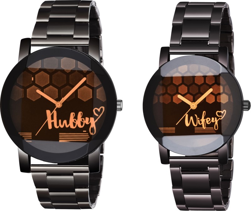 NIYATIFAB Designer Fashion Wrist Analog Watch  - For Couple