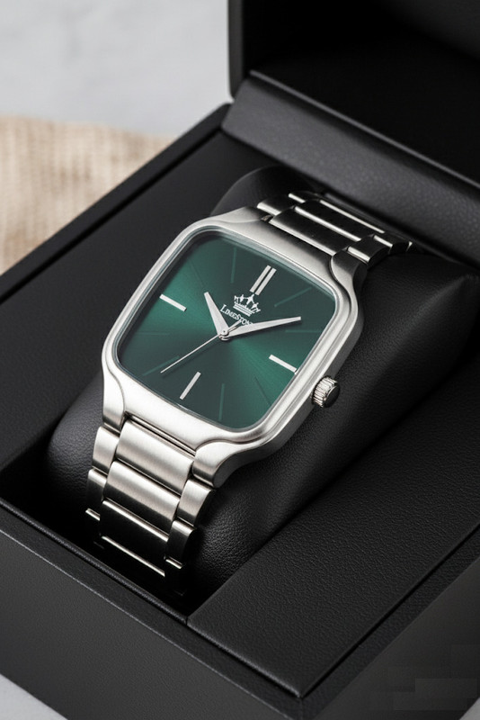 LIMESTONE NEW DESIGNER SQUARE DIAL QUARTZ Analog Watch  - For Men