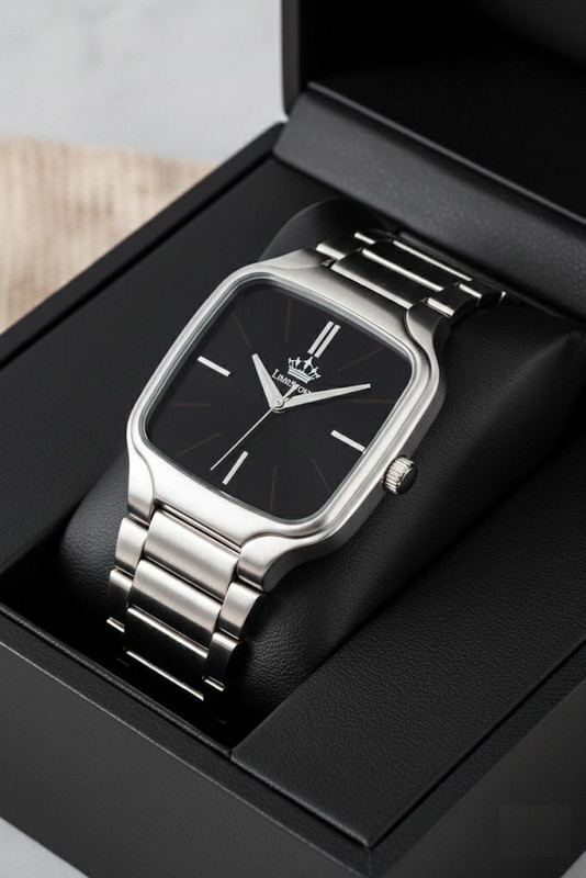 LIMESTONE NEW DESIGNER SQUARE DIAL QUARTZ Analog Watch - For Men