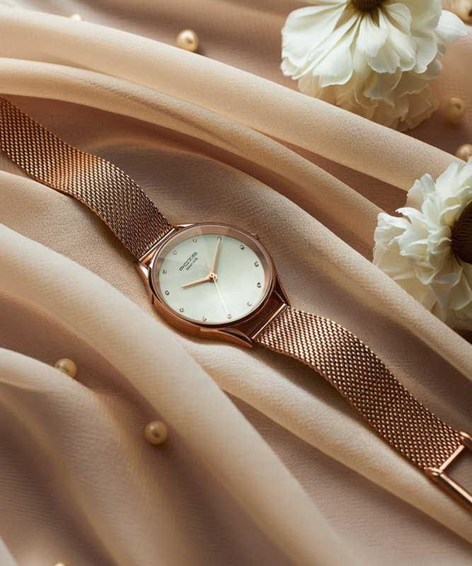 SONATA Poze - Metal Analog Watch  - For Women