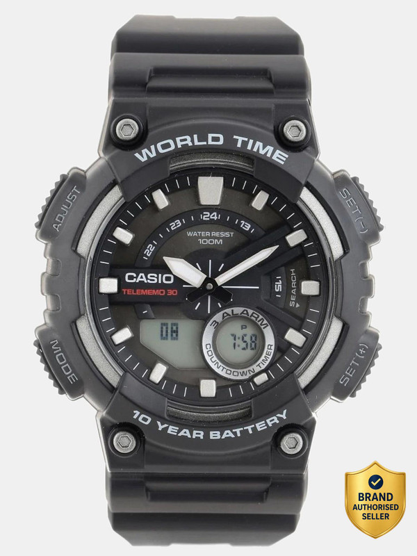 CASIO AEQ-110W-1AVDF Youth Combination ( AEQ-110W-1AVDF ) Analog-Digital Watch  - For Men