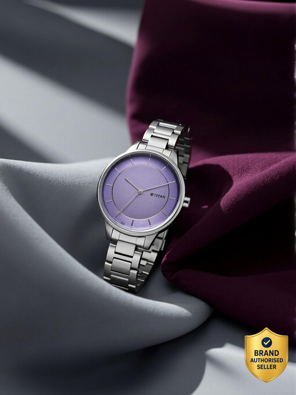 Titan Purple Razzle Dazzle Analog Watch - For Women