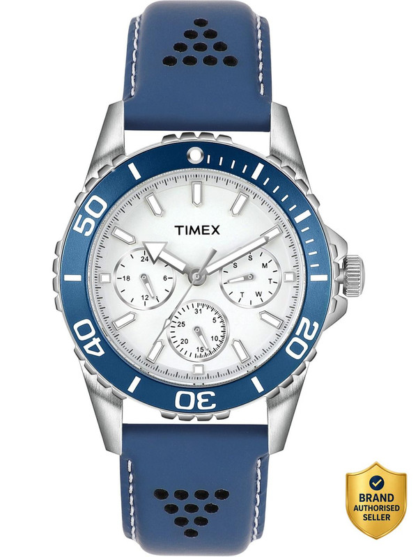 TIMEX Multi Function White Dial Analog Watch - For Men