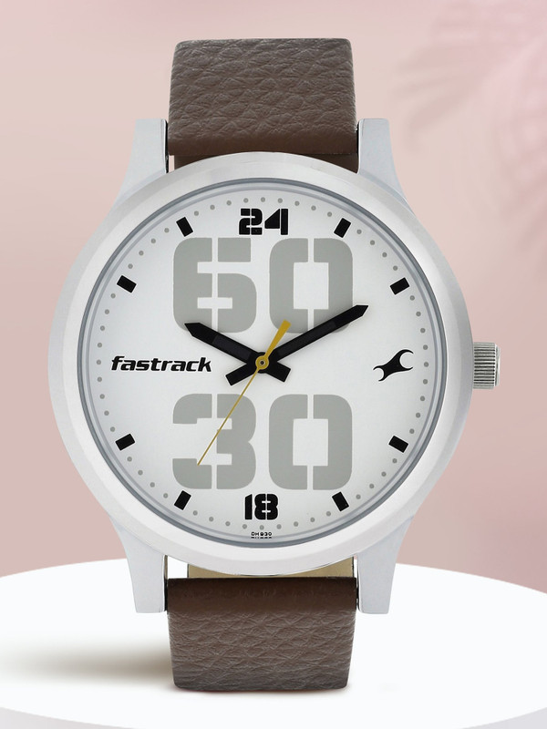 Fastrack Stunners 6.0 Fastrack Stunners Green Dial Brown Leather Strap Analog Watch - For Men