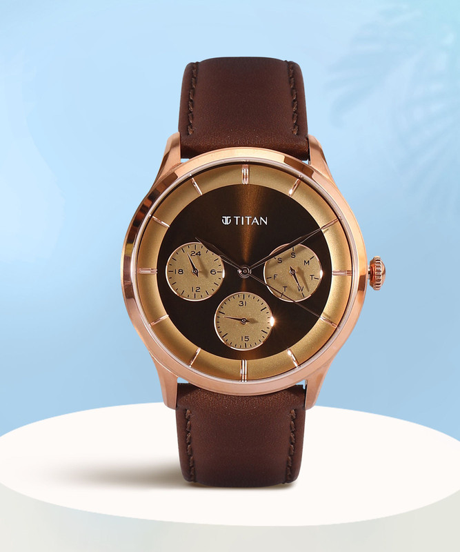 Titan NQ90125WL01 Light Leathers III Analog Watch - For Men
