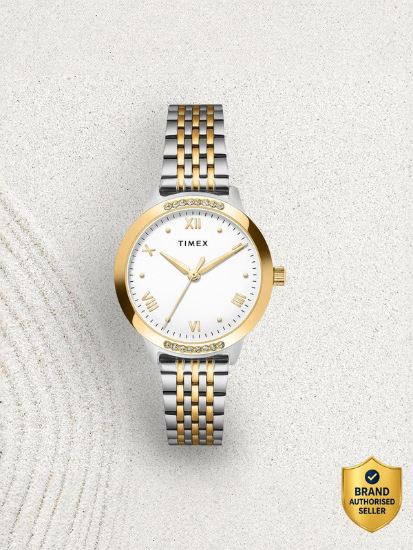 TIMEX 3Hands, White Dial Analog Watch  - For Women