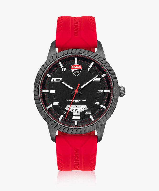 DUCATI CORSE 03 Hands Silicon Analog Watch - For Men