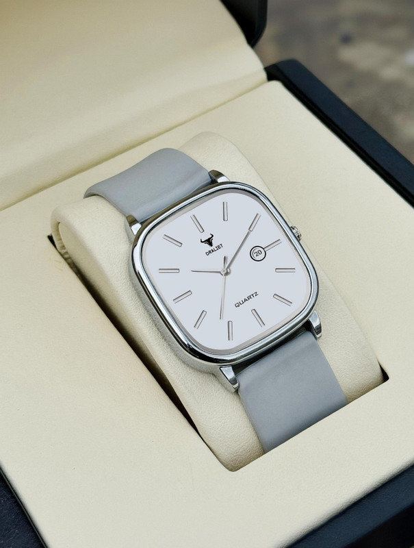 DRALIET RD-9102 Elegant Series Square Quartz Analog Watch  - For Men