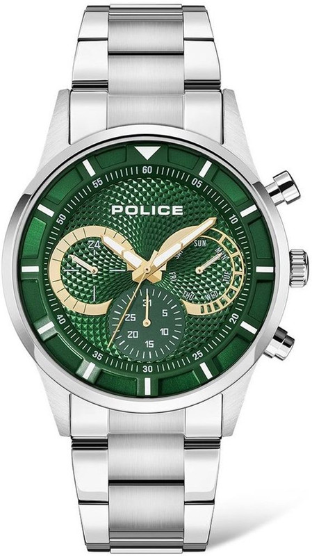 Police Police Ss'23 Feb Launch Police Multifunction Black Dial Black Stainless Steel Strap Analog Watch - For Men