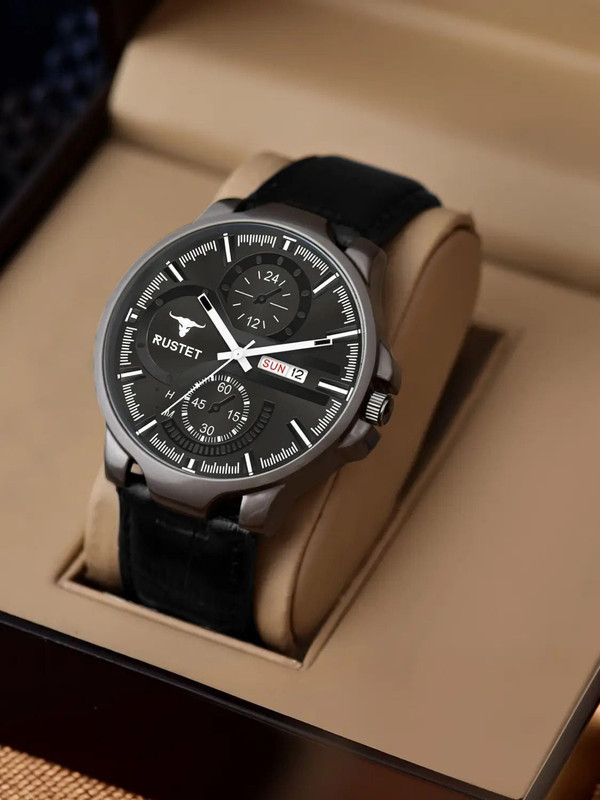 RUSTET Antique 2.0 Day & Date Analog Watch - For Boys
