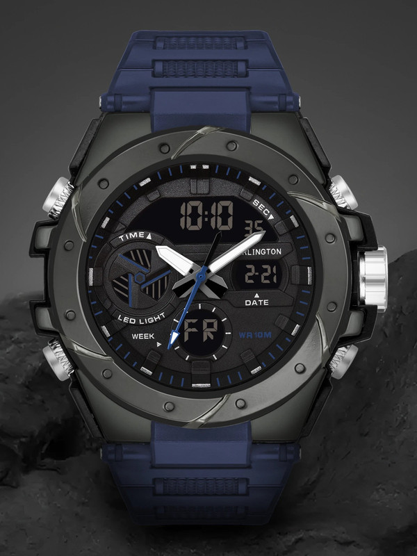 Carlington CT 9140 Blue Endurance Series Analog-Digital Watch  - For Men