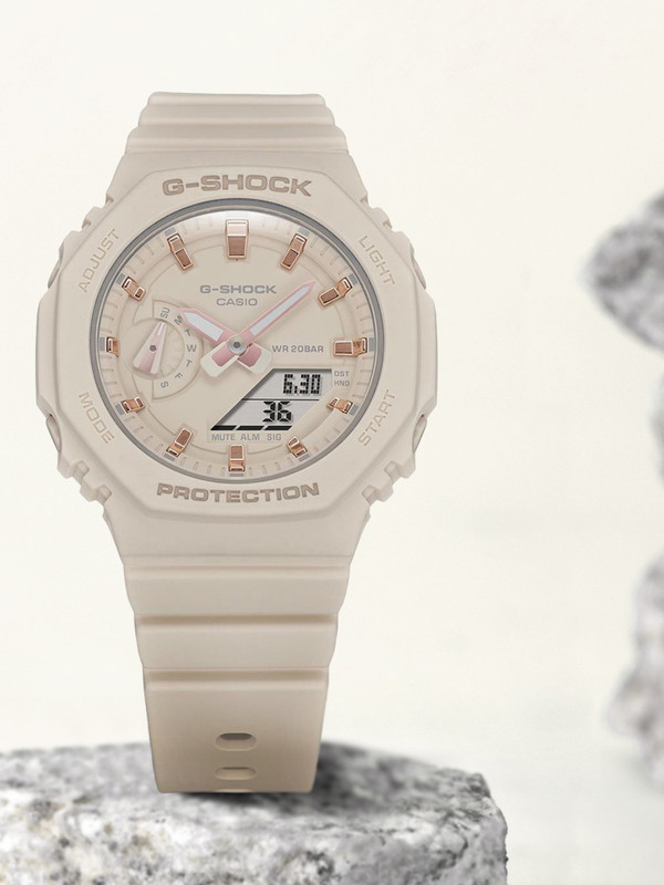 CASIO GMA-S2100-4ADR G-SHOCK Dial Resin Strap Analog-Digital Watch - For Women