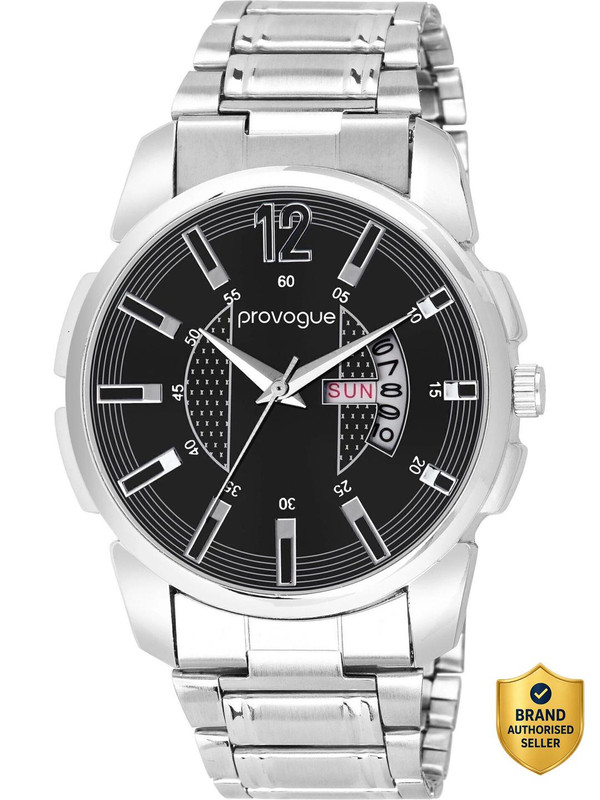 PROVOGUE Basic Analog Watch for Men with Day and Date Display Analog Watch with Day and Date Display Analog Watch  - For Men