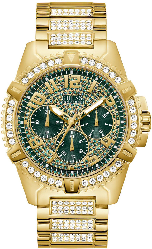 GUESS Multifunction, Green Dial Analog Watch - For Men