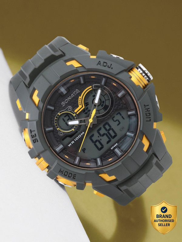 SONATA NP77045PP05 SF Ocean Series Analog-Digital Watch - For Men