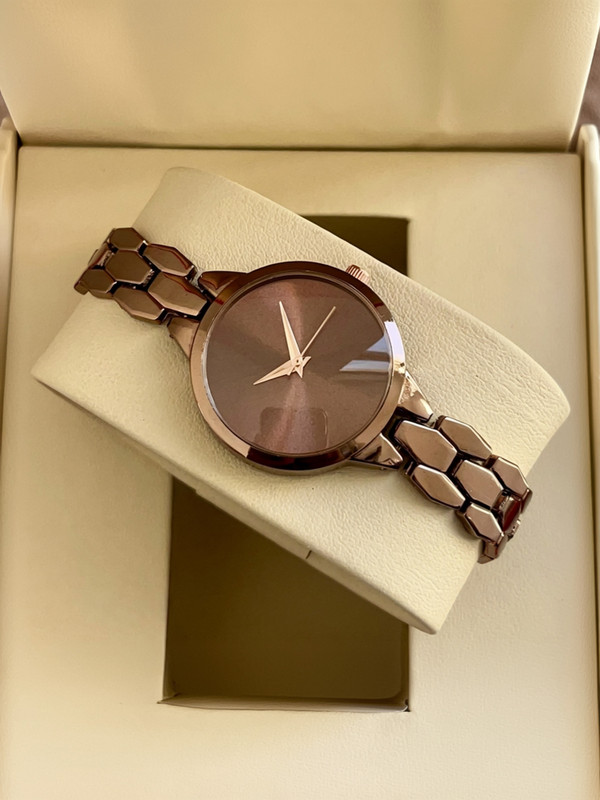 SICKVED Party Wear Classic Wear es for Round Brown Dial with Brown Metal Bracelet Chain Girls Analog Watch  - For Women