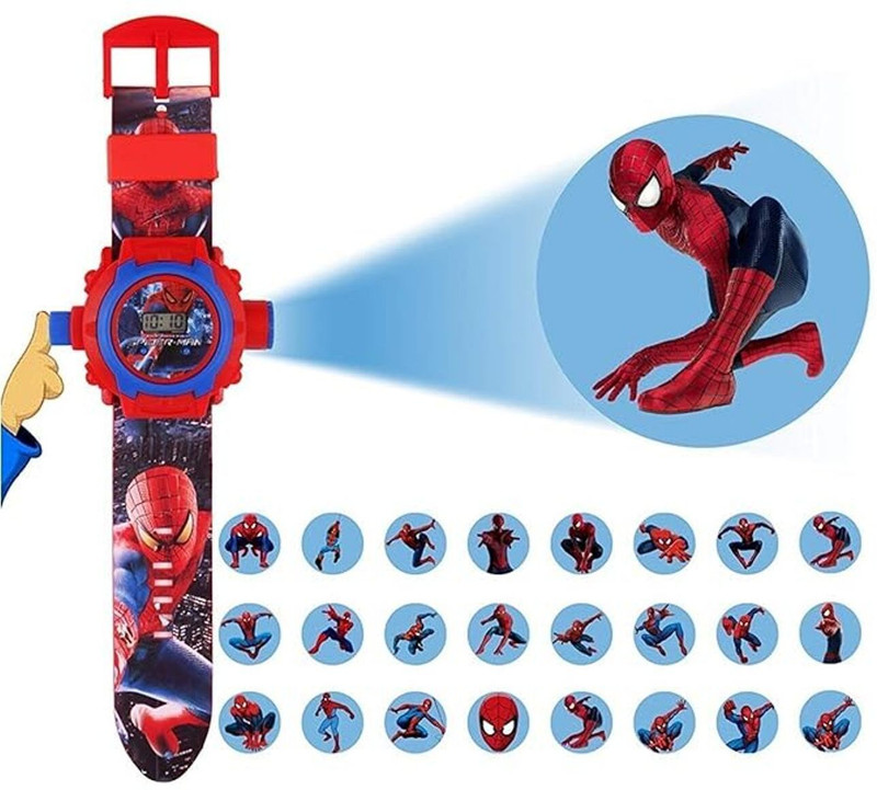 UB Toys 24 Image Projector Watch For Kids Spider Toy(Red)