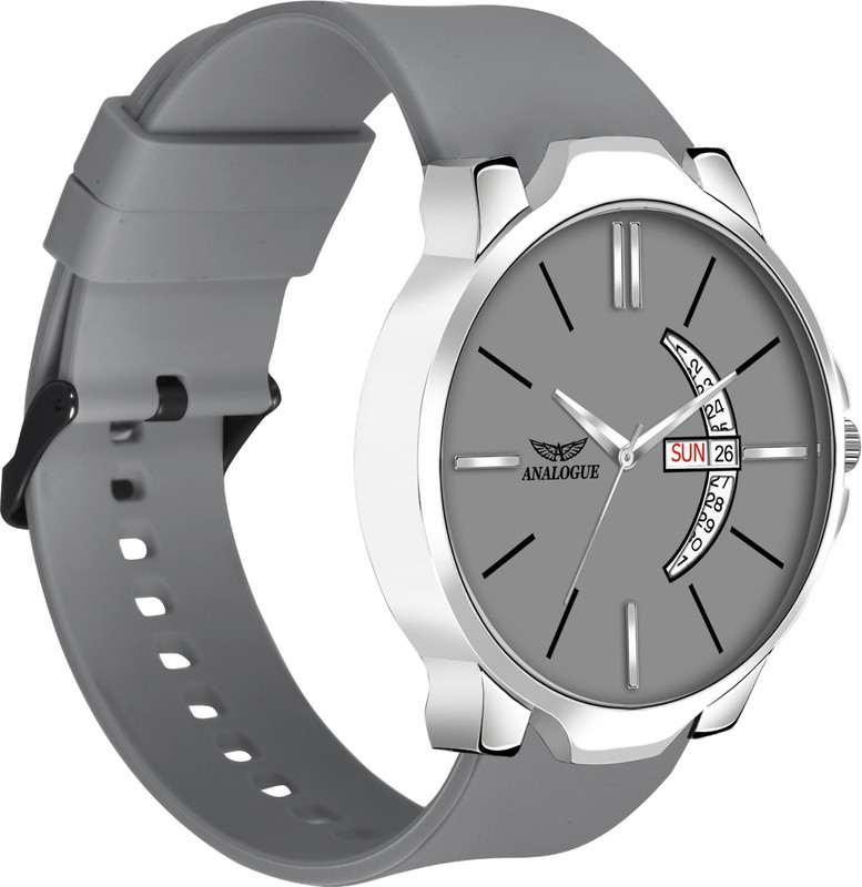 ANALOGUE Minimalist Series | Smart Watch Strap | Smart Clip | Soft Silicon | Day and Date Minimalist Series | Smart Watch Strap | Smart Clip | Soft Silicon | Day and Date Analog Watch - For Men