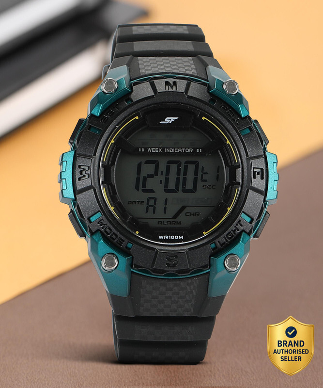 SF NM77054PP01 Sonata Fibre Digital Watch - For Men