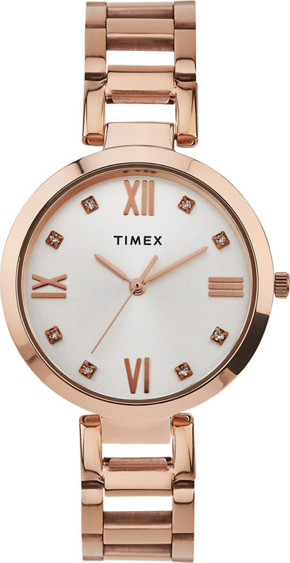 TIMEX Silver Dial Analog Watch - For Women
