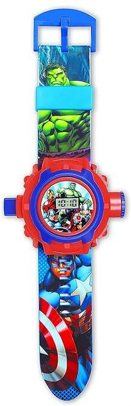 giftsrus Avengers Projector Watch Toy for Kids with 24 Images Birthday Gift for Boys(Multicolor)