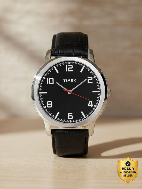 TIMEX Black Dial Analog Watch - For Men