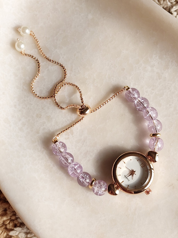 OCTAGON HUB Watches for Women and Girls Stylish Branded Silver Layered Star Moon Watch Purple Crackers Watch Analog Watch - For Women